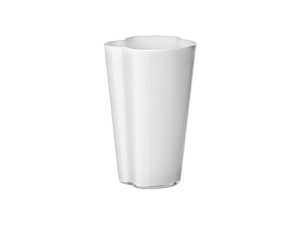Iittala Alvar Aalto maljakko 220 mm, valkoinen