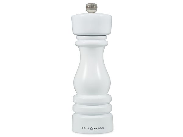 Cole & Mason London Suolamylly 18 cm, valkoinen